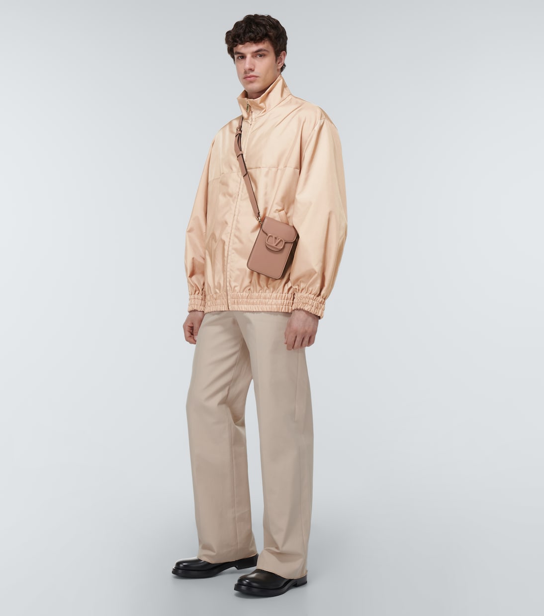 Oversize-Jacke aus Satin | Valentino