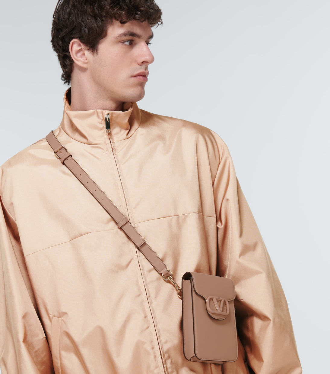 Oversize-Jacke aus Satin | Valentino