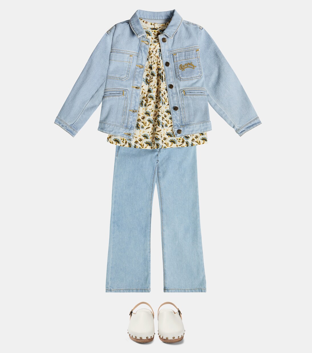 Floral cotton top | Bonpoint