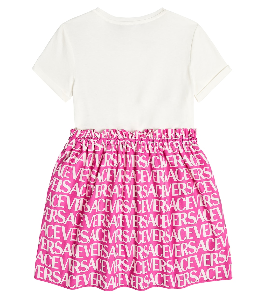 Logo cotton jersey T-shirt dress | Versace Kids