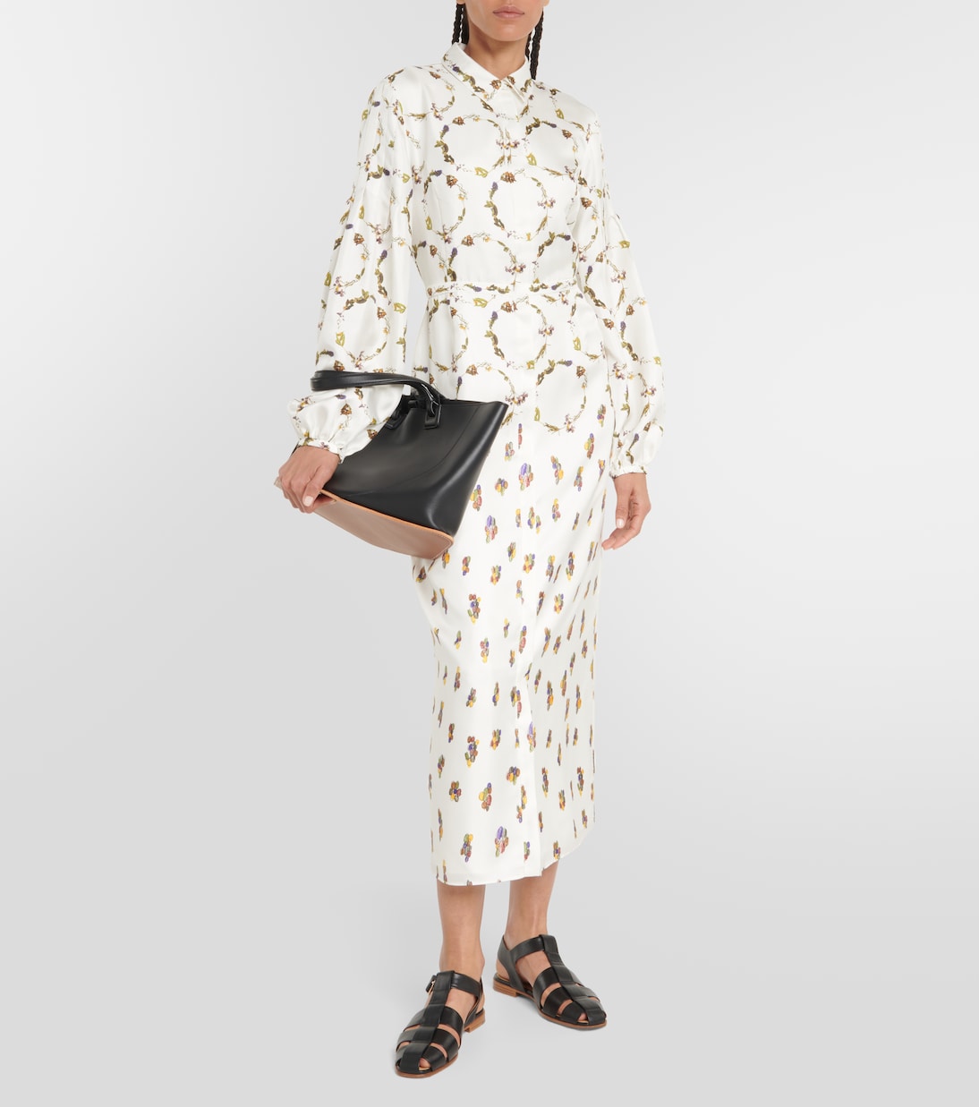 Maxikleid Mauri aus Seiden-Twill | Gabriela Hearst