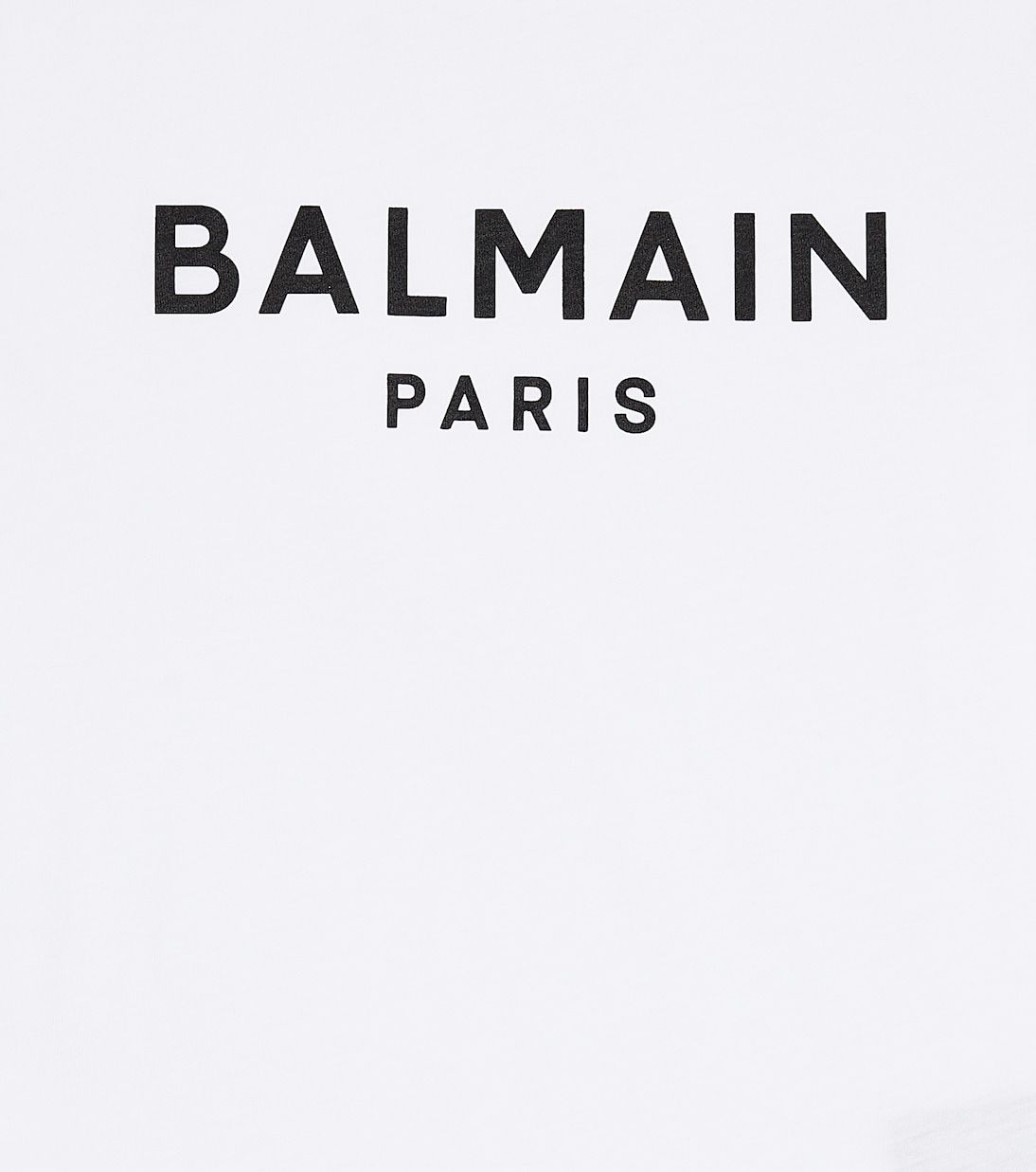 Logo cotton jersey T-shirt | Balmain Kids