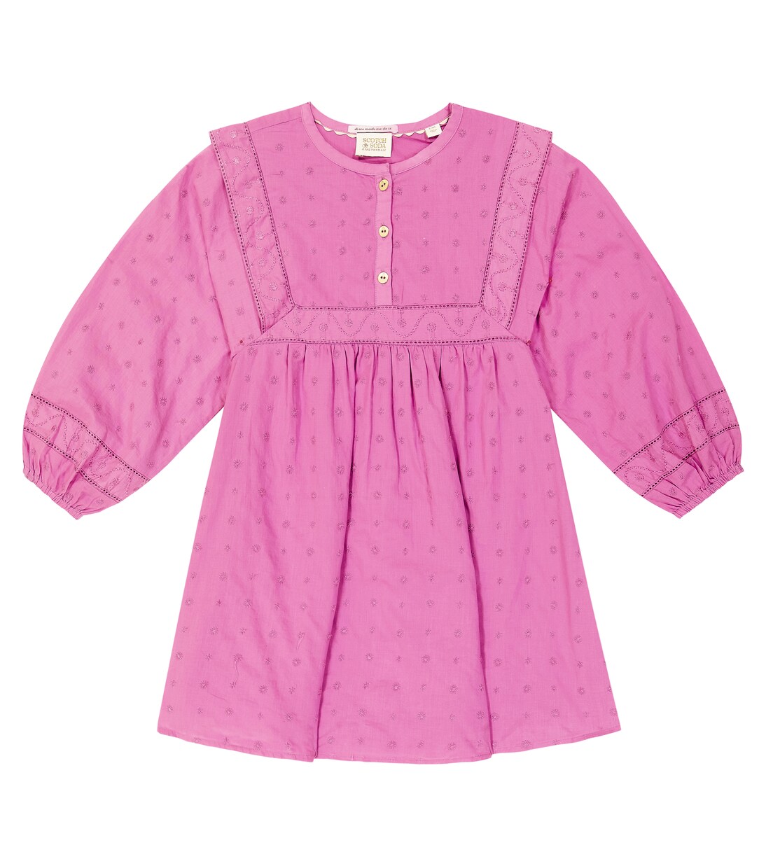 Embroidered cotton dress | Scotch & Soda Kids