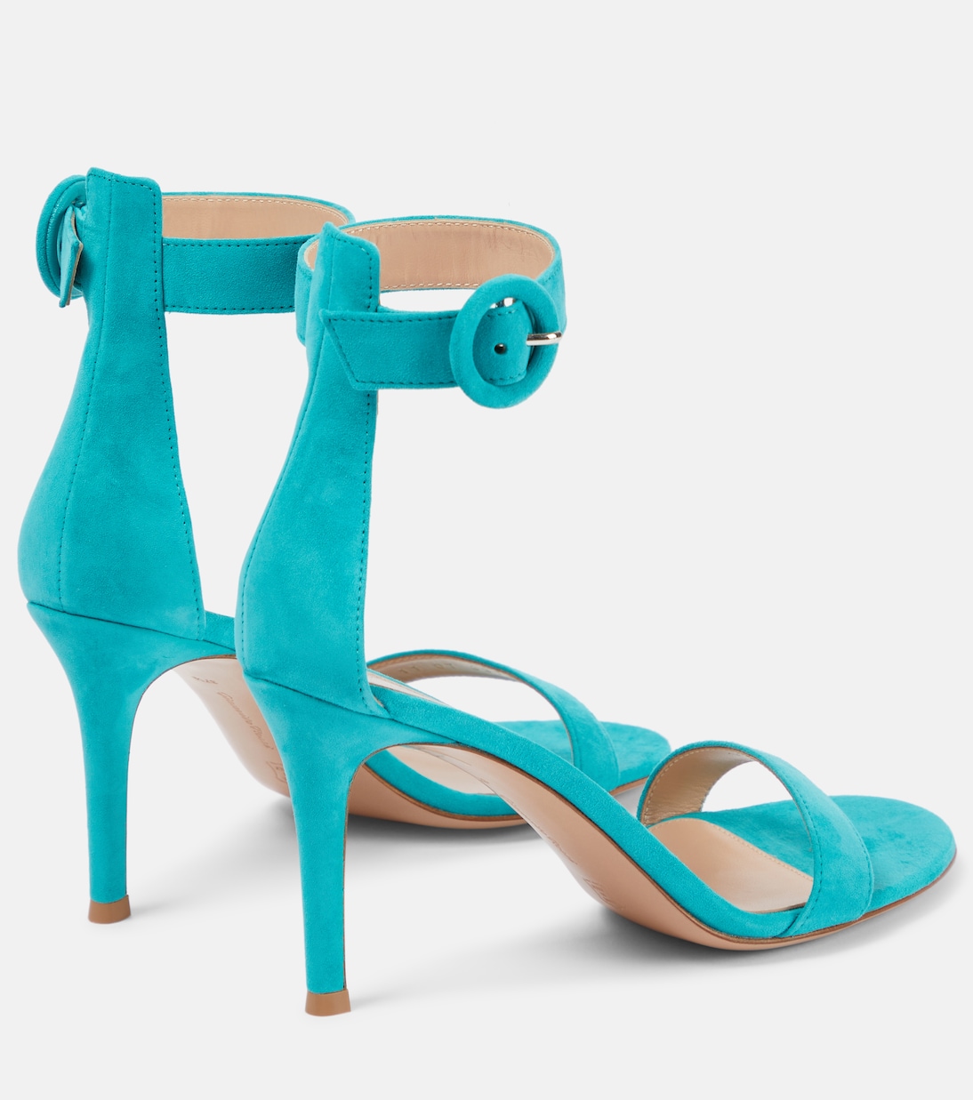 Sandalen Portofino 85 aus Veloursleder | Gianvito Rossi