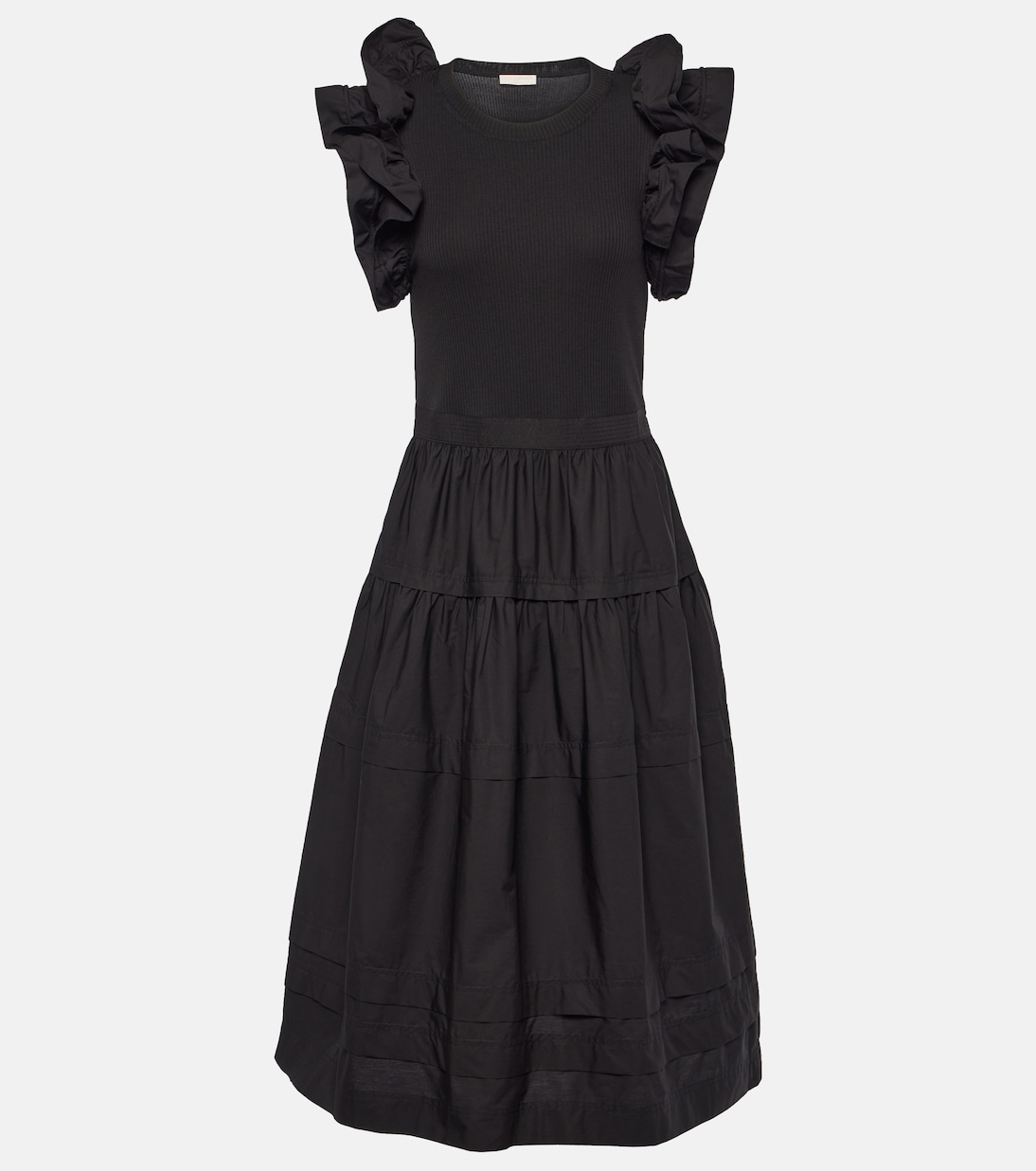 Francine ruffled midi dress | Ulla Johnson