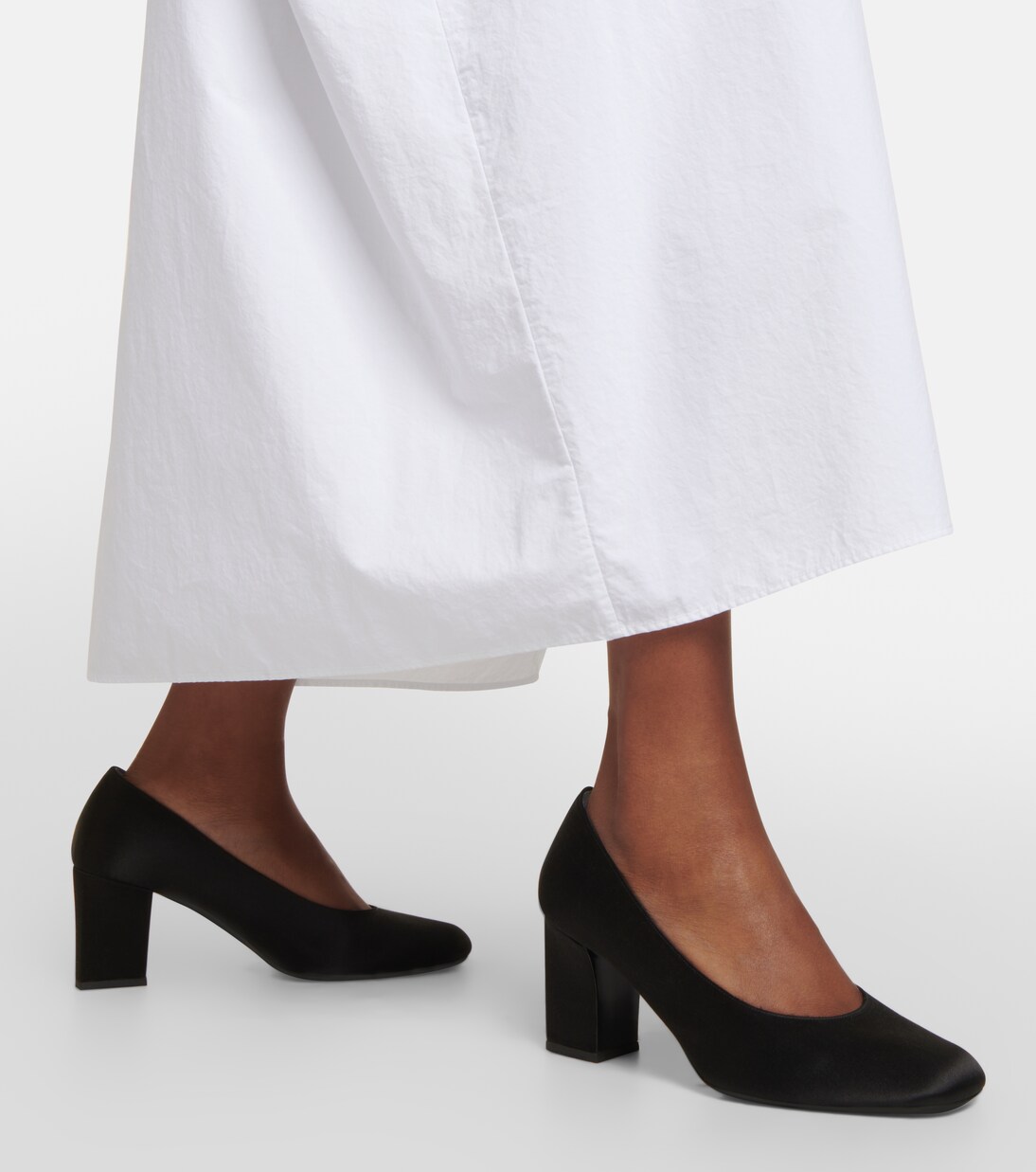 Fiore satin faille pumps | The Row