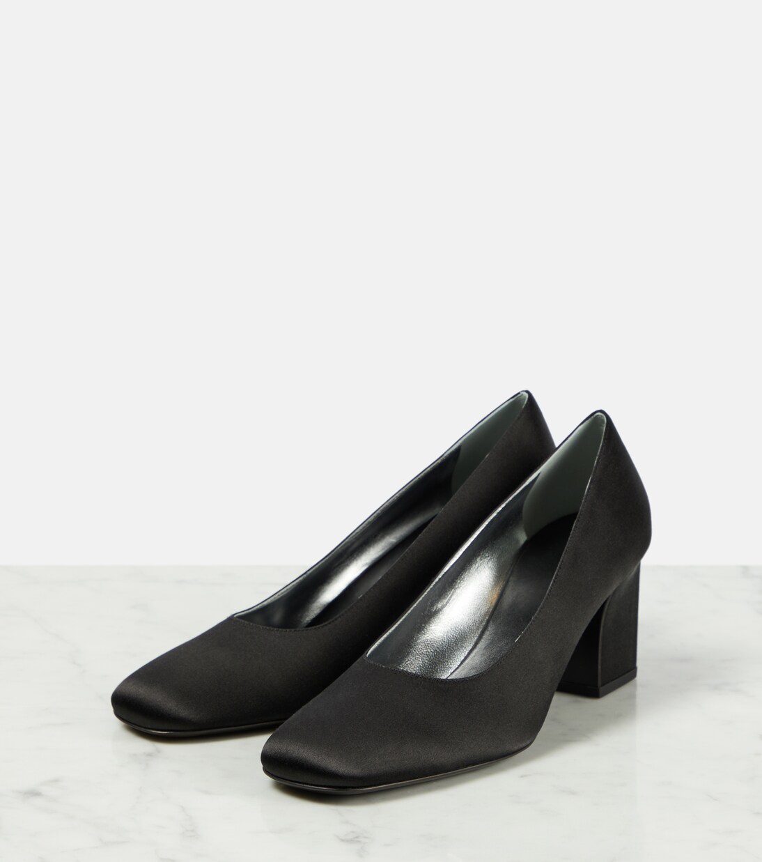 Fiore satin faille pumps | The Row