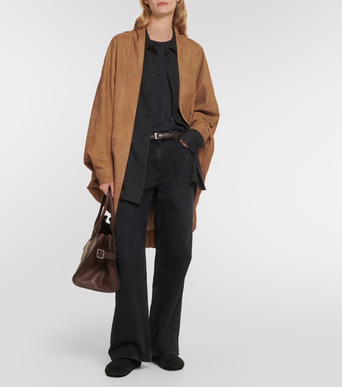 Hudson suede mules | The Row