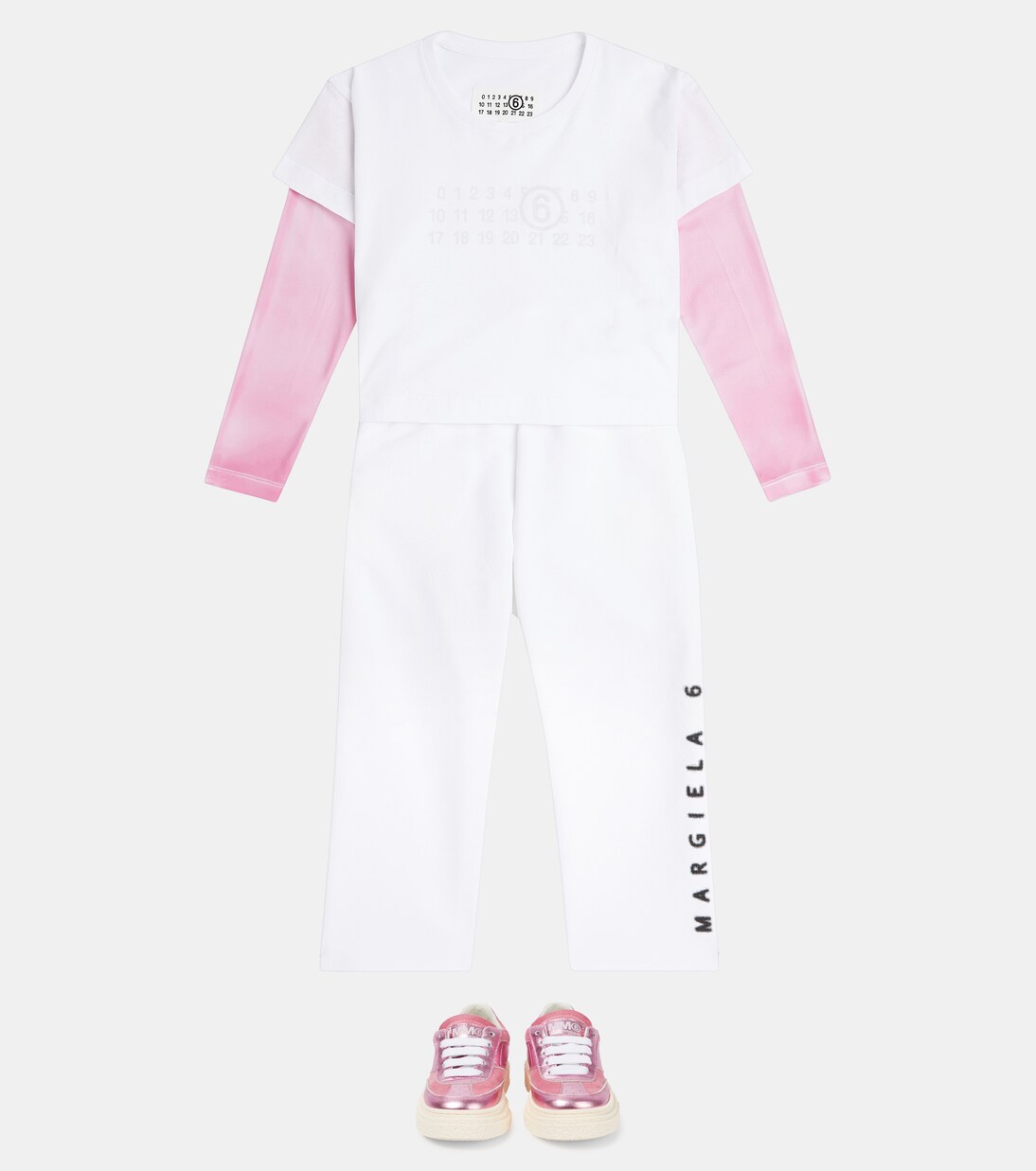 Cotton jersey sweatpants | MM6 Maison Margiela Kids