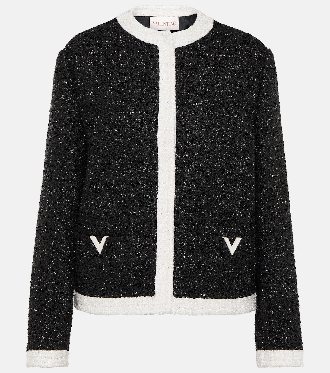 Tweed lamé jacket | Valentino