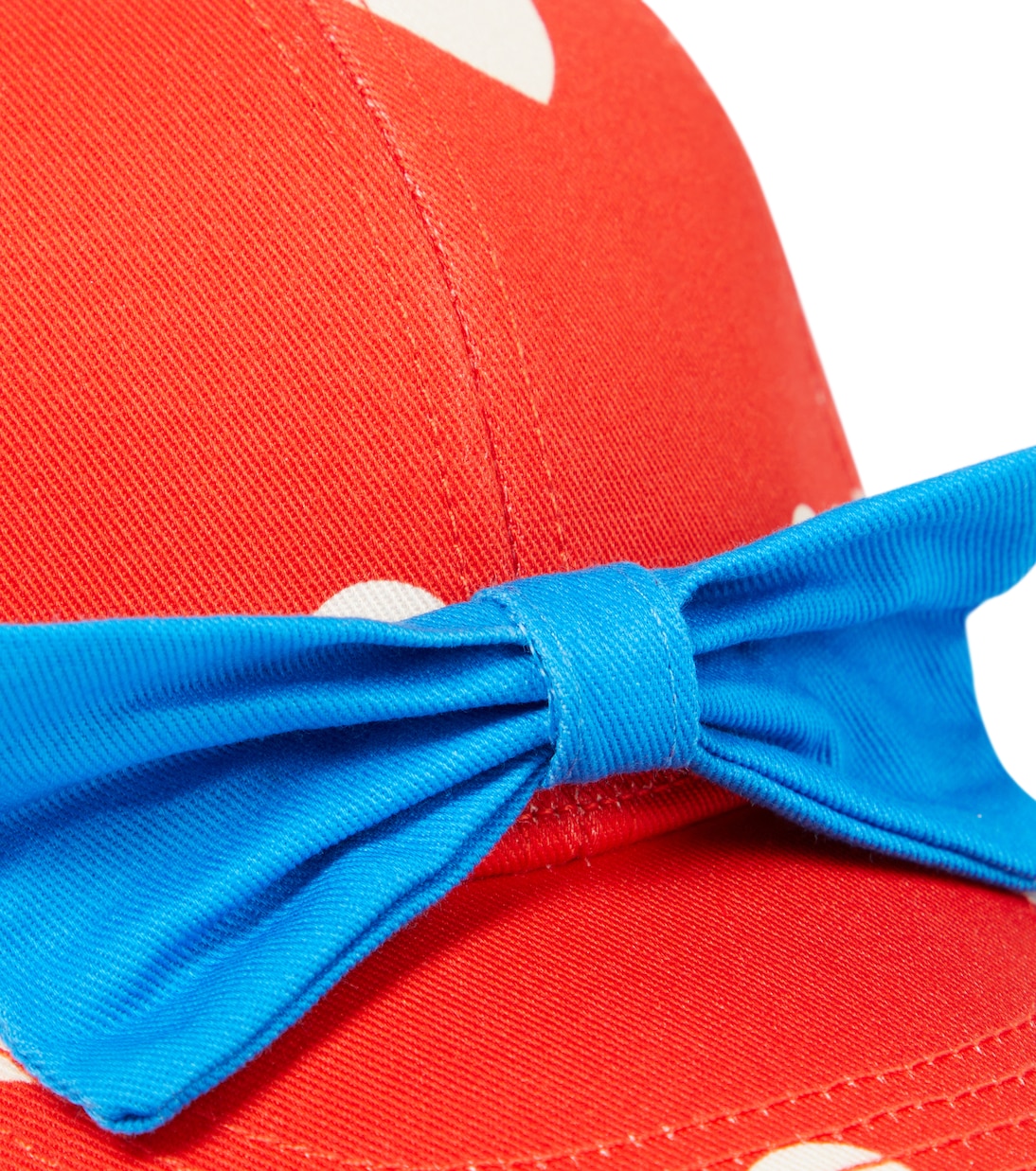 Hearts cotton baseball cap | Mini Rodini