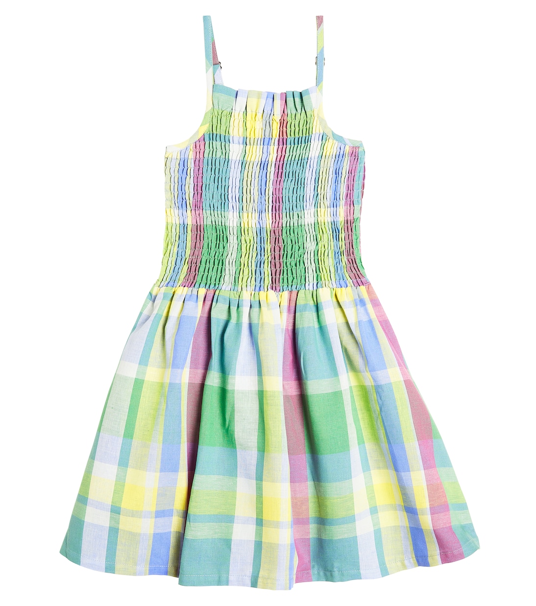 Malibu checked cotton and linen dress | The New Society