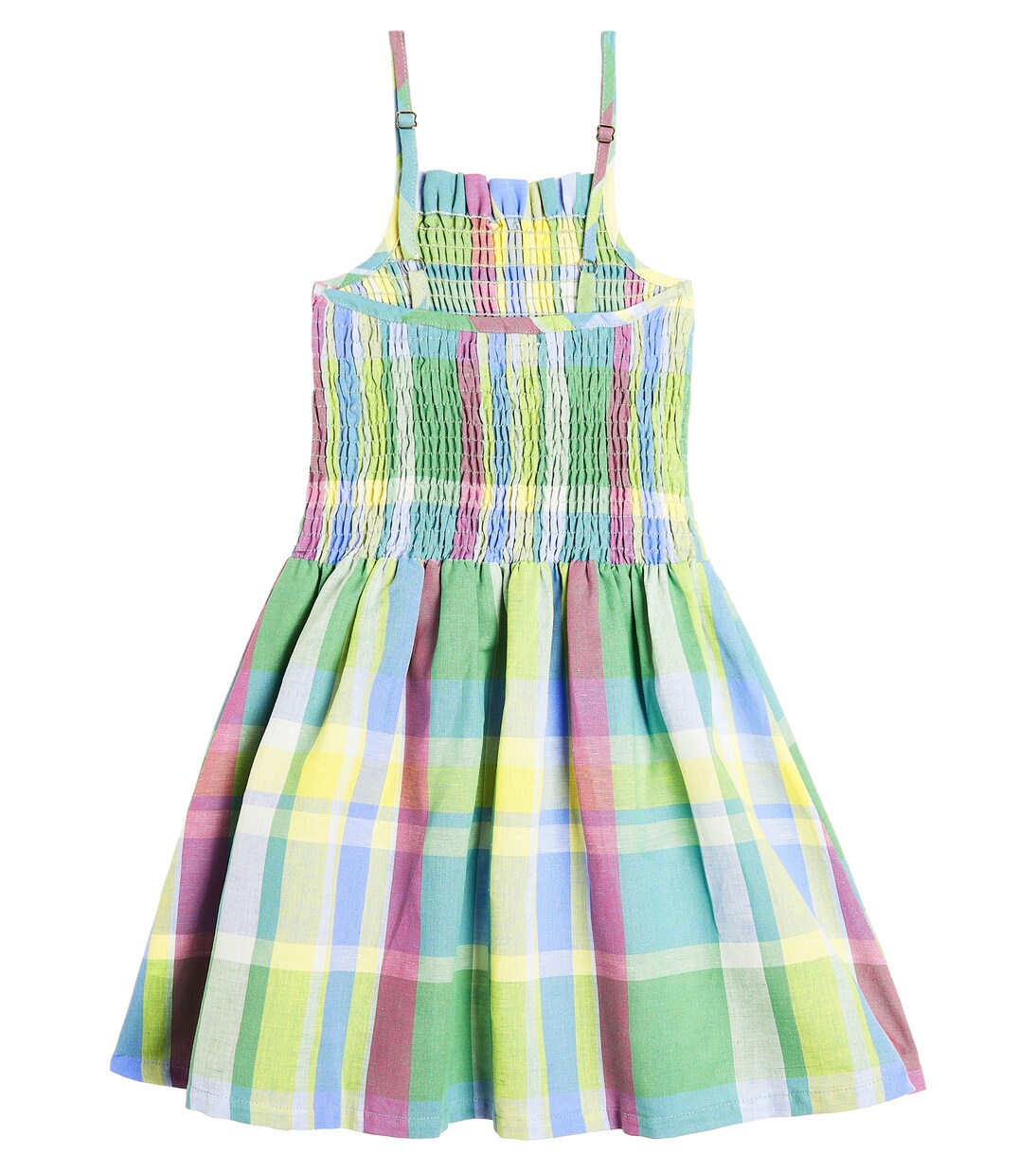 Malibu checked cotton and linen dress | The New Society