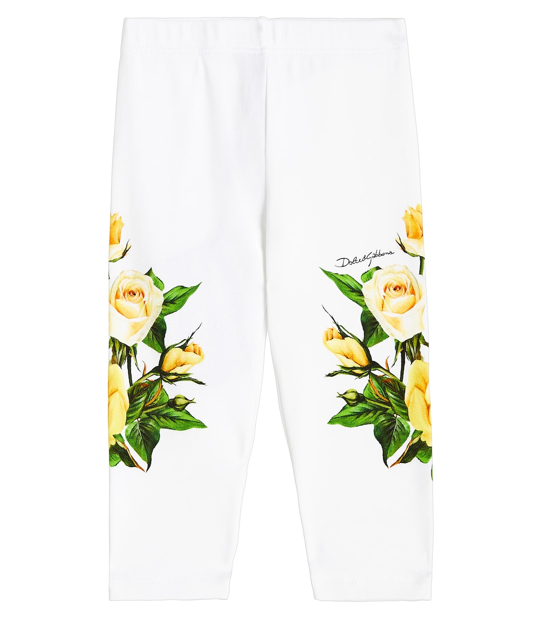 Baby floral jersey leggings | Dolce&Gabbana Kids