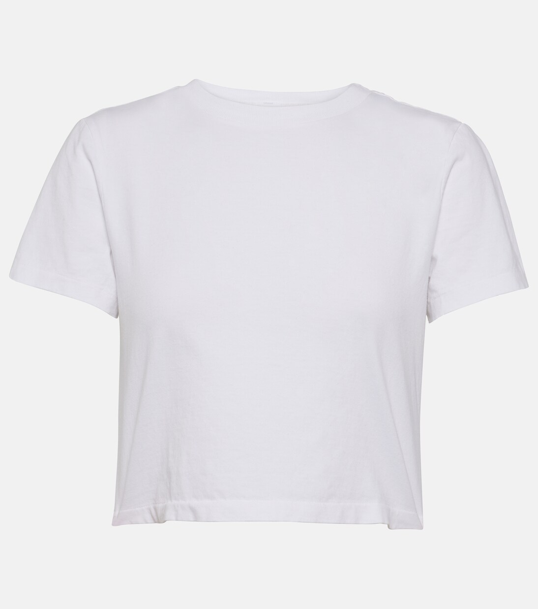 Cropped-Top aus Baumwoll-Jersey | Re/Done