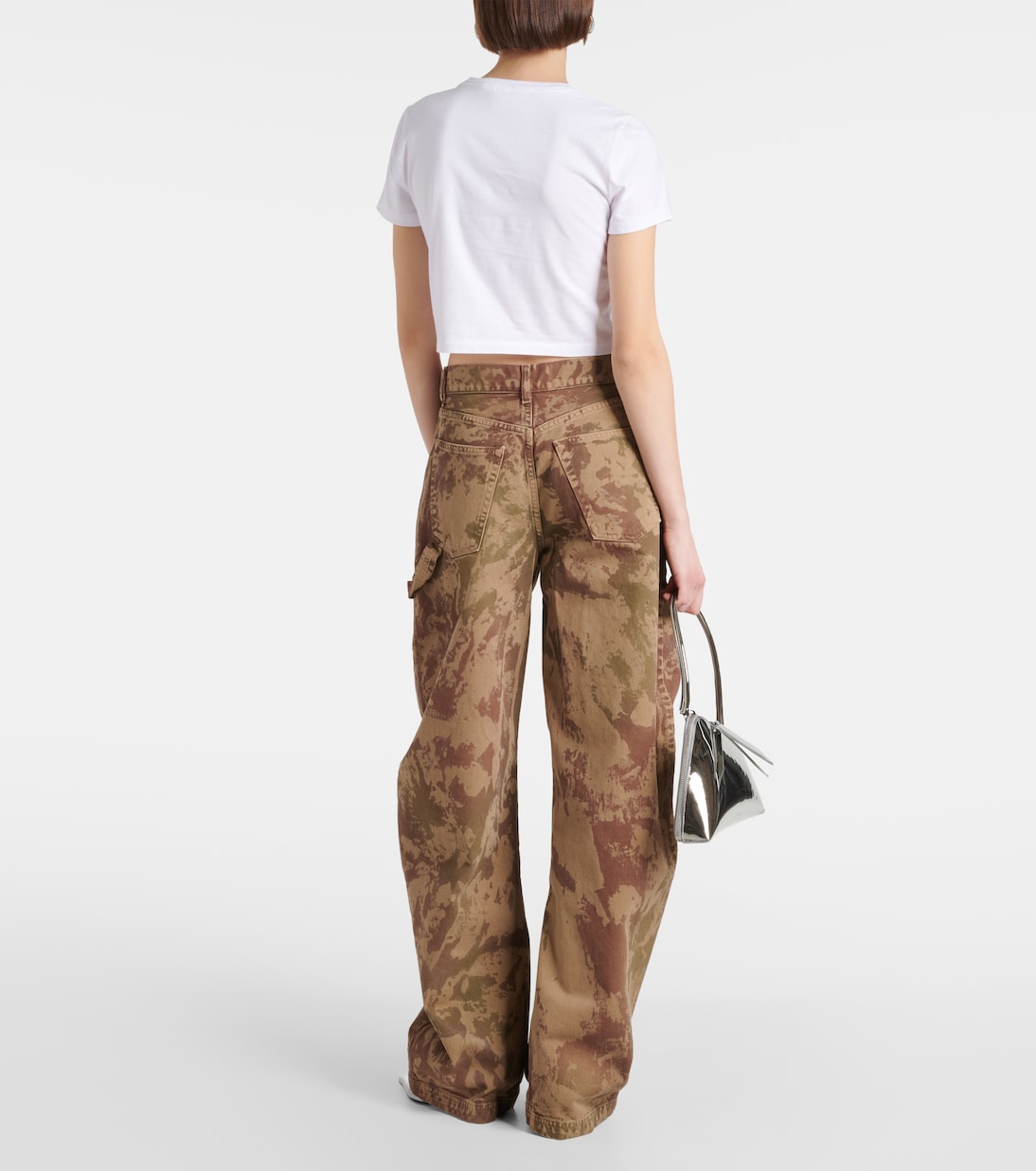 Cropped-Top aus Baumwoll-Jersey | Re/Done