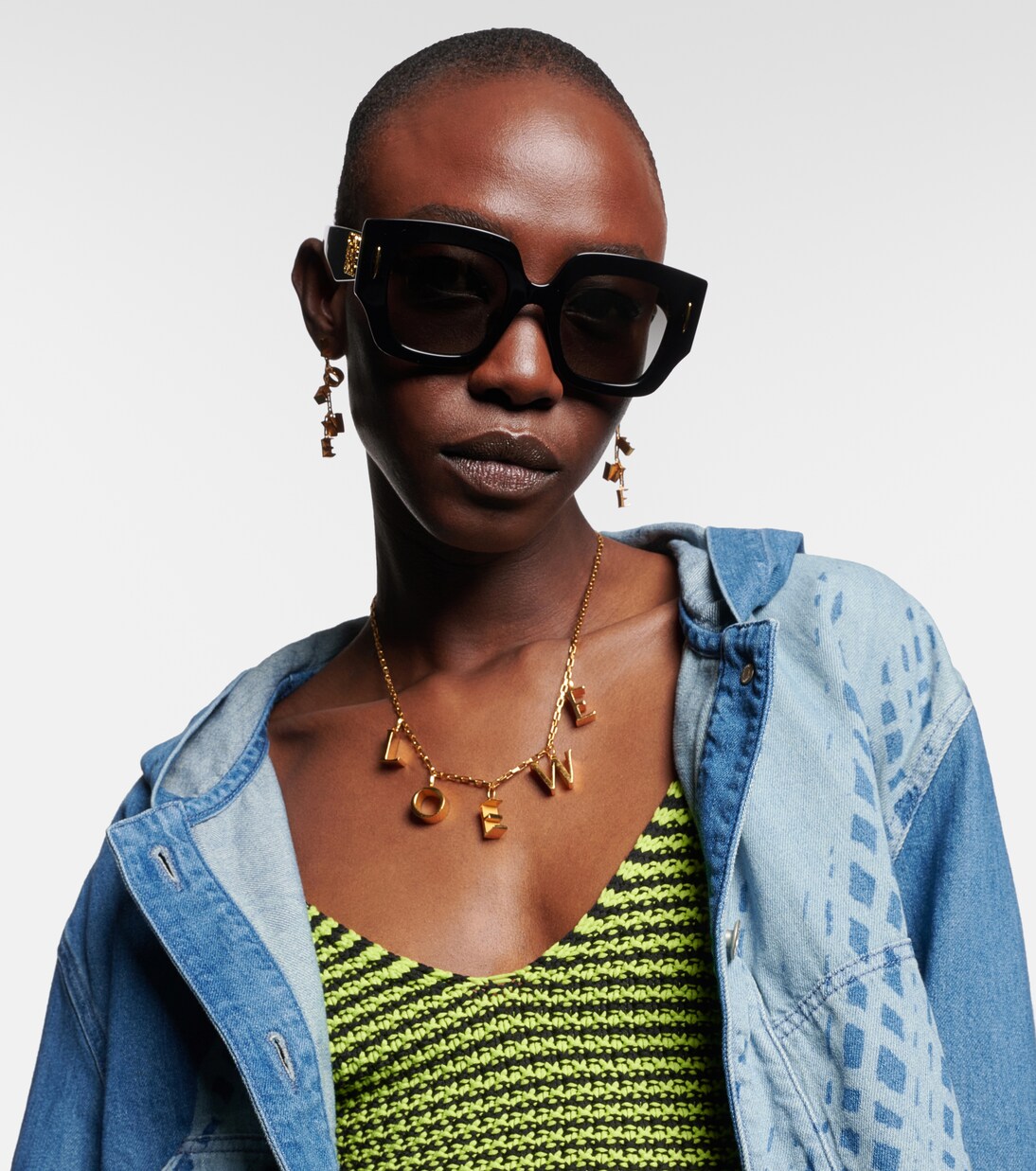 Anagram square sunglasses | Loewe