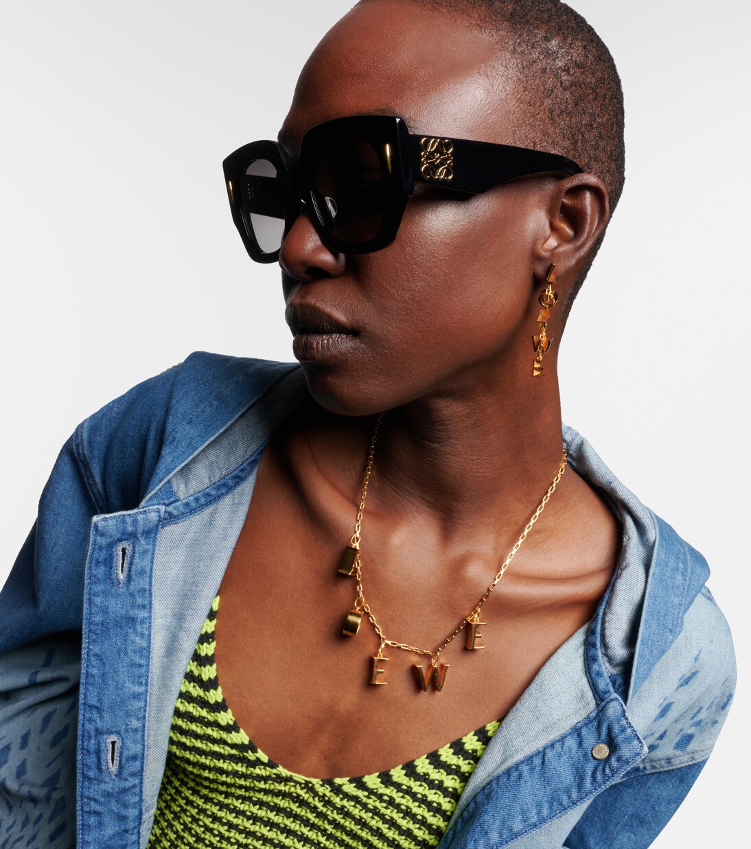 Anagram square sunglasses | Loewe