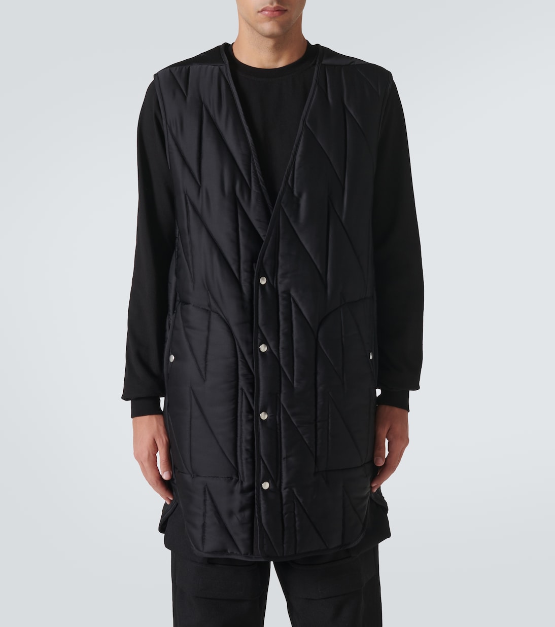 Quilted puffer vest | Rick Owens