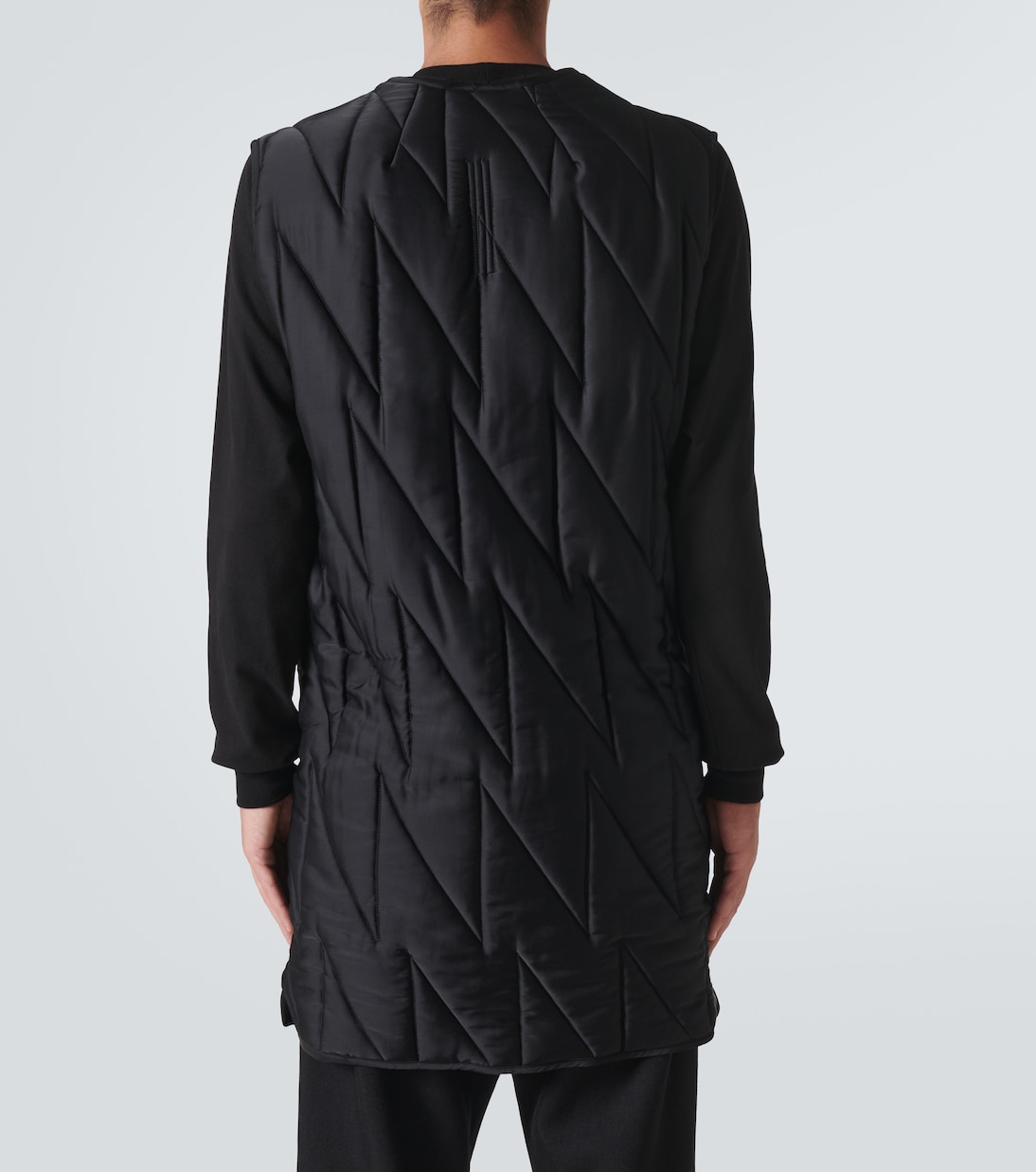 Quilted puffer vest | Rick Owens