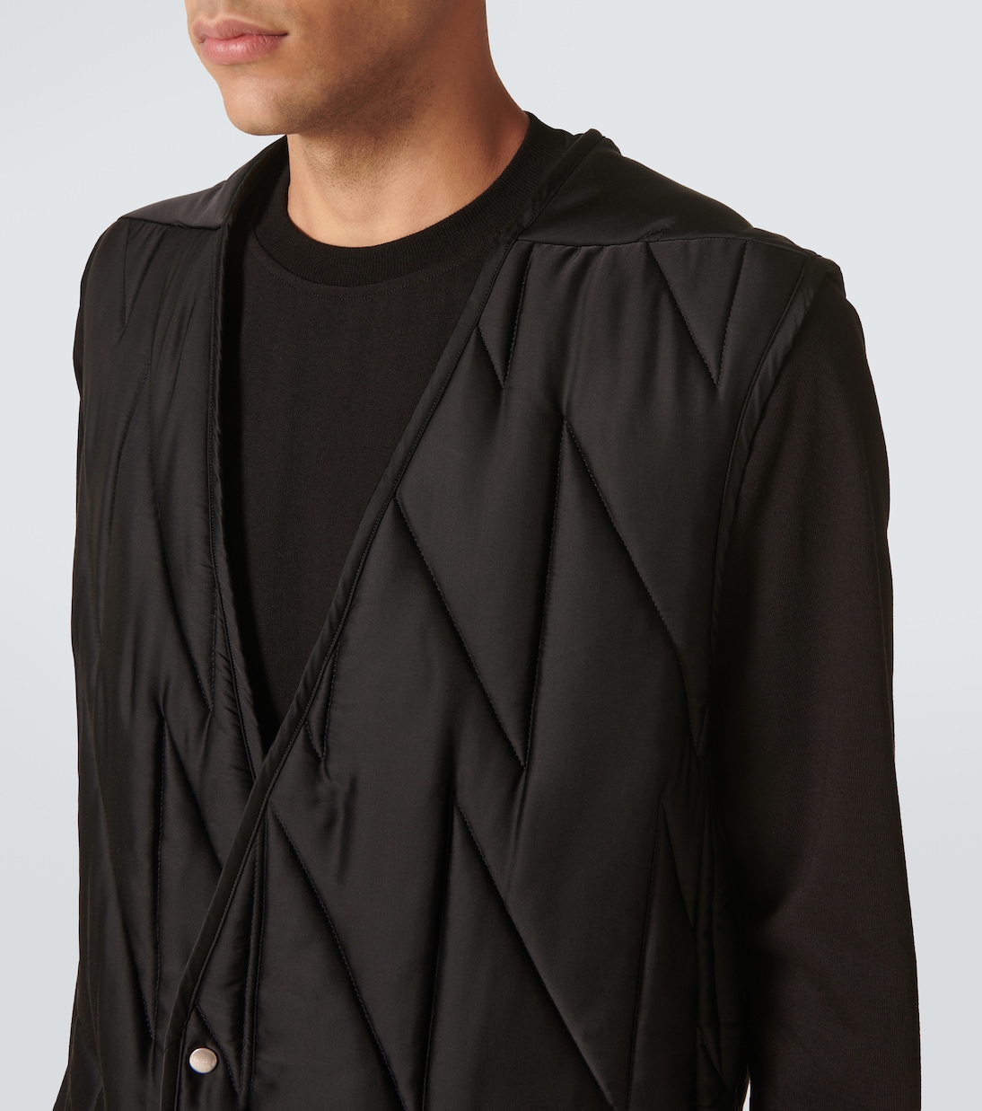 Quilted puffer vest | Rick Owens