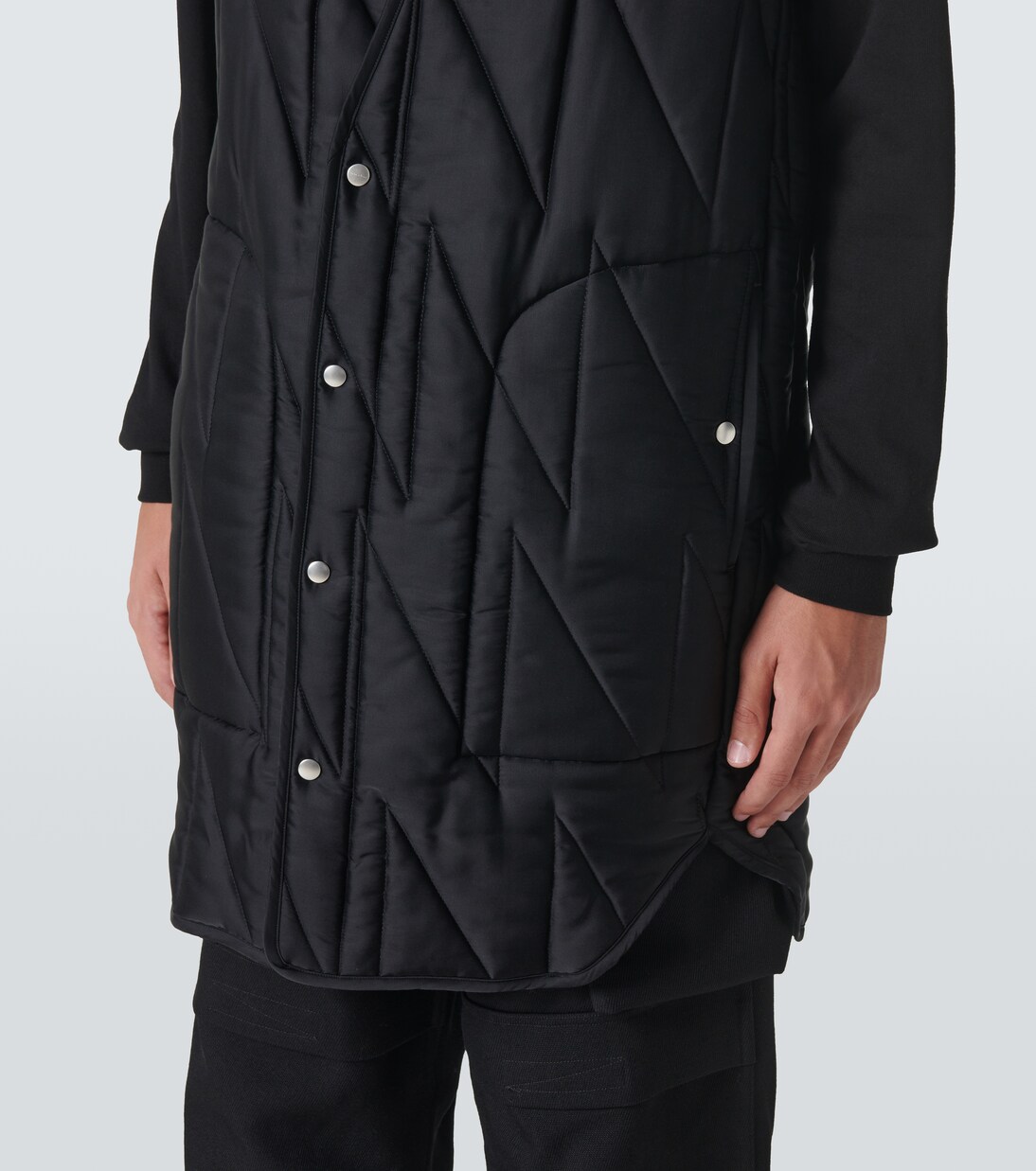Quilted puffer vest | Rick Owens