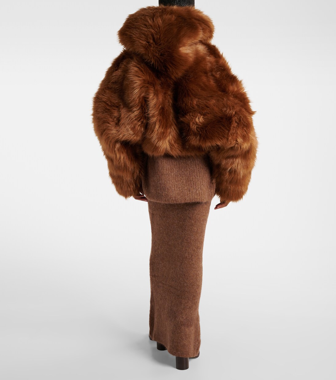 Cropped-Jacke Vicinity aus Faux Fur | Entire Studios