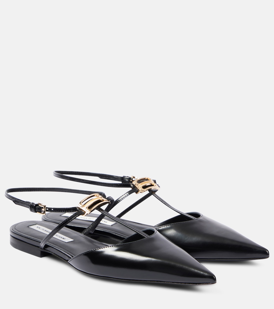 Ballerines B Buckle en cuir | Victoria Beckham