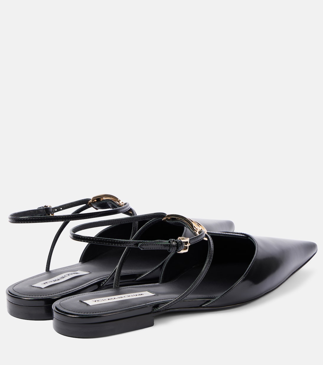 Ballerines B Buckle en cuir | Victoria Beckham