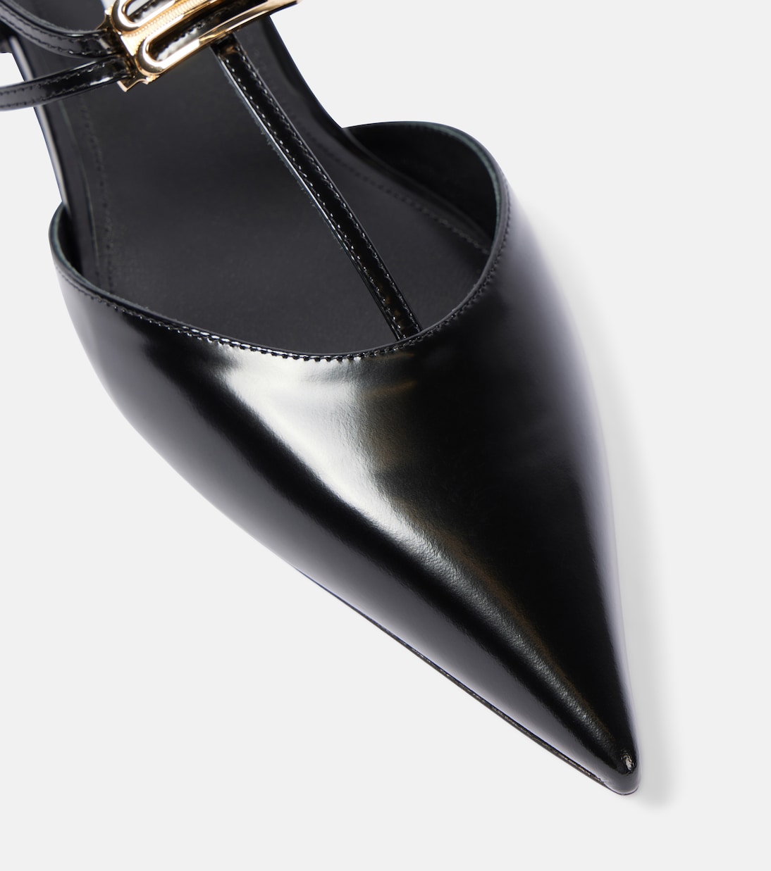 Ballerines B Buckle en cuir | Victoria Beckham