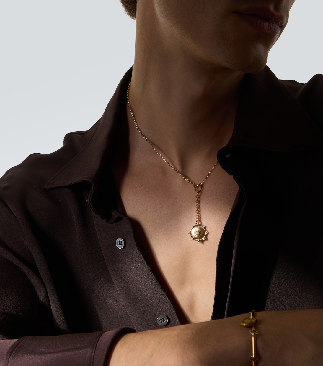 Halskette Spark Love aus 18kt Gelbgold mit Diamanten | FoundRae