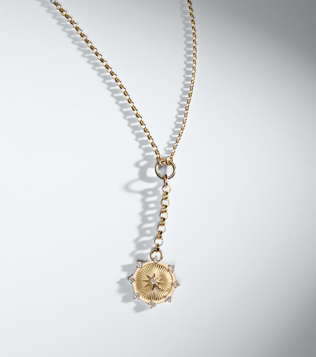 Halskette Spark Love aus 18kt Gelbgold mit Diamanten | FoundRae