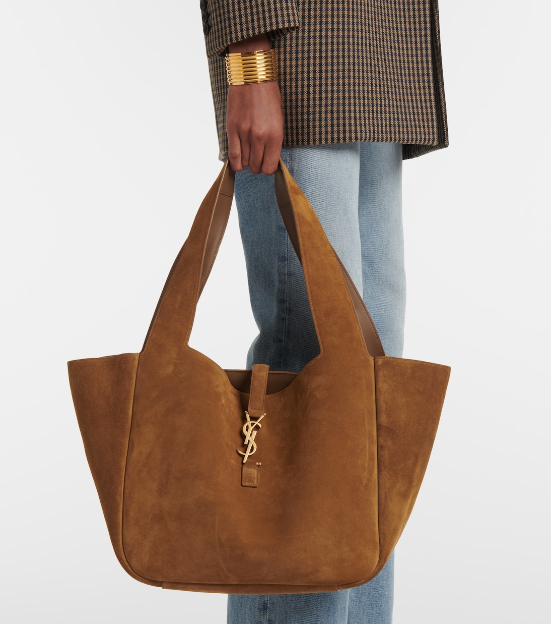 Le 5 à 7 Bea suede tote bag | Saint Laurent
