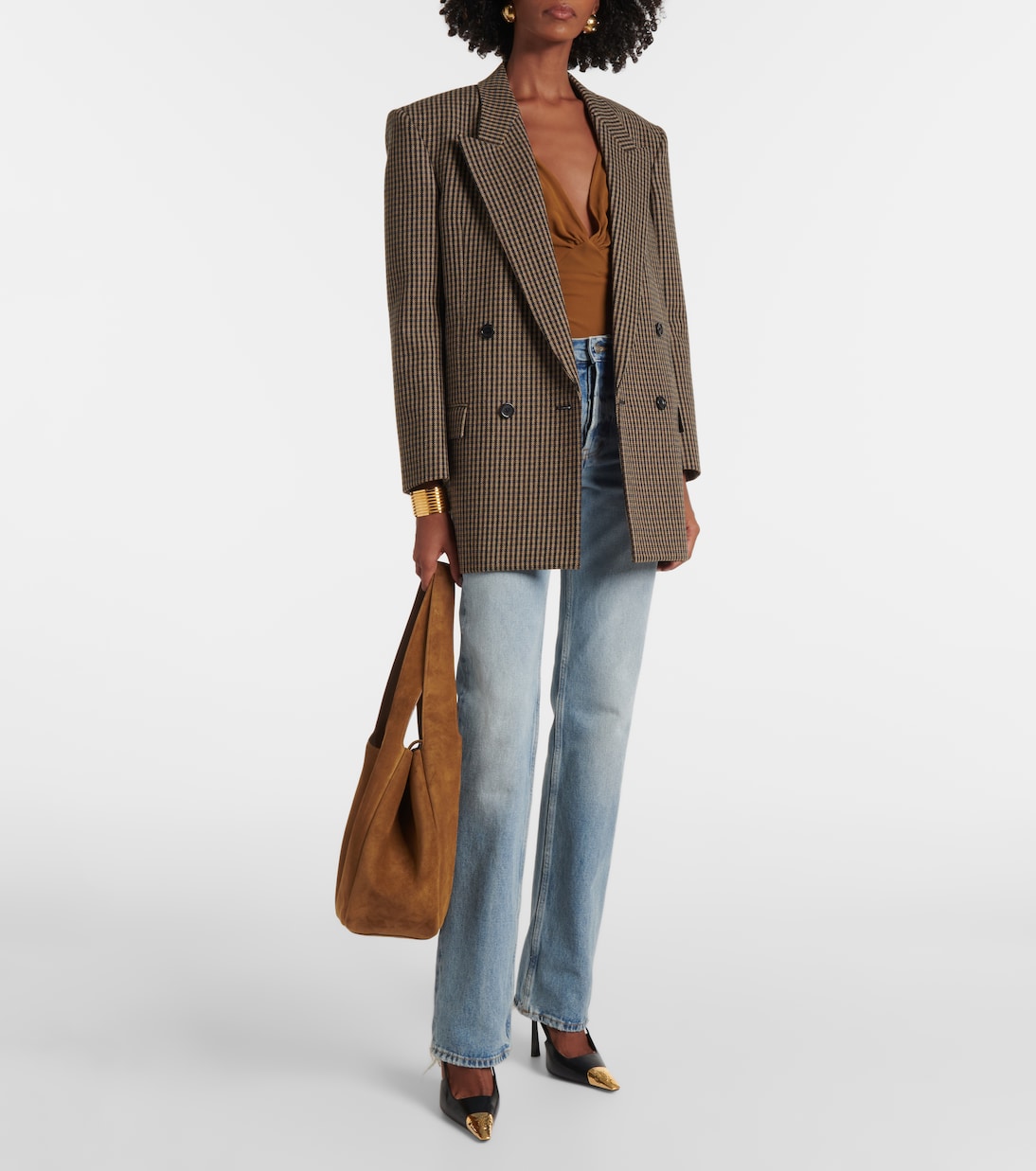 Le 5 à 7 Bea suede tote bag | Saint Laurent