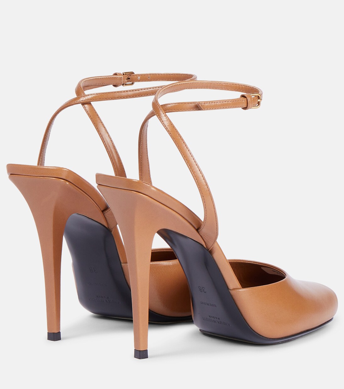 La Scandale 110 leather sandals | Saint Laurent