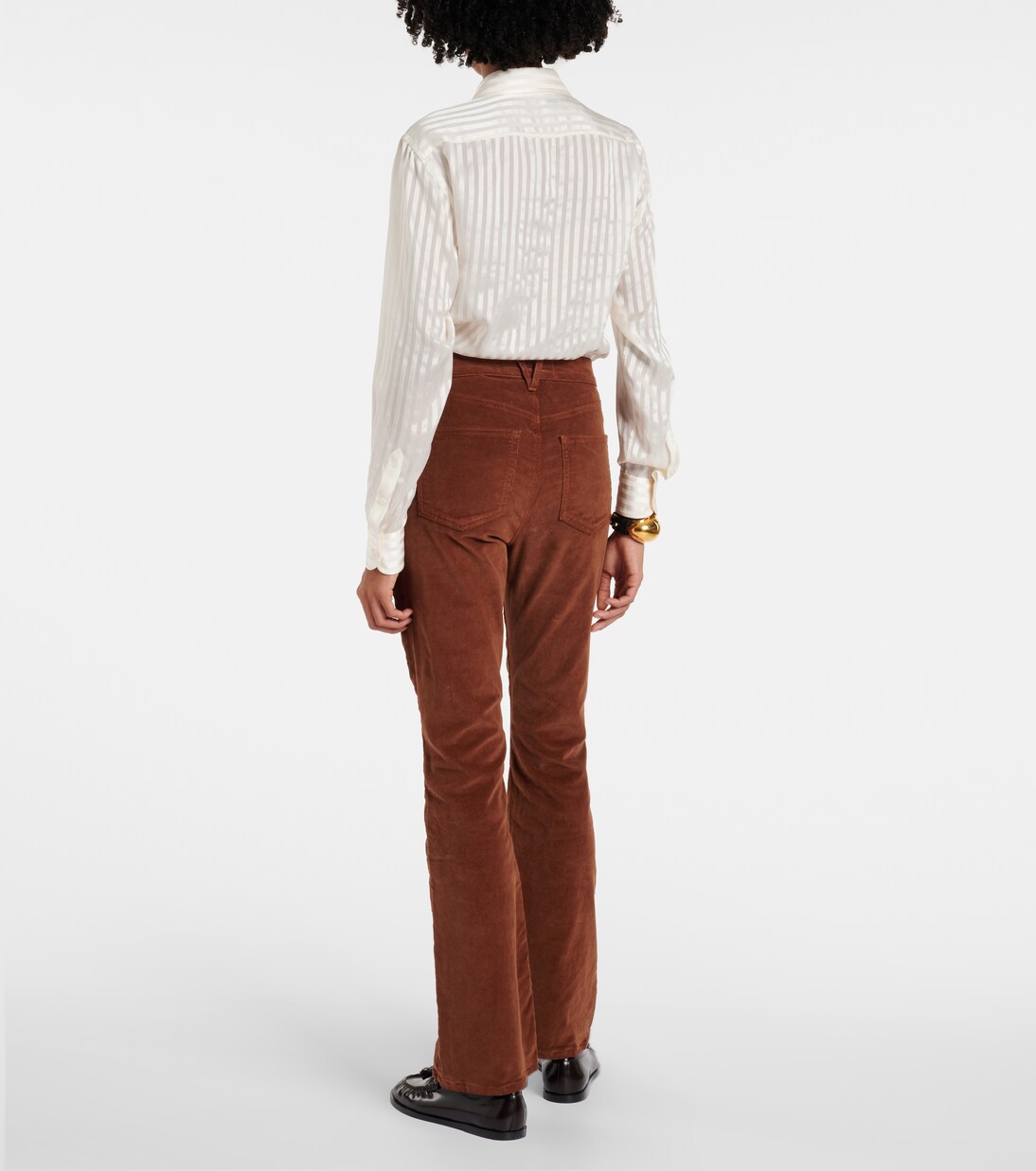 Schlaghose Cameron aus Baumwoll-Cord | Veronica Beard