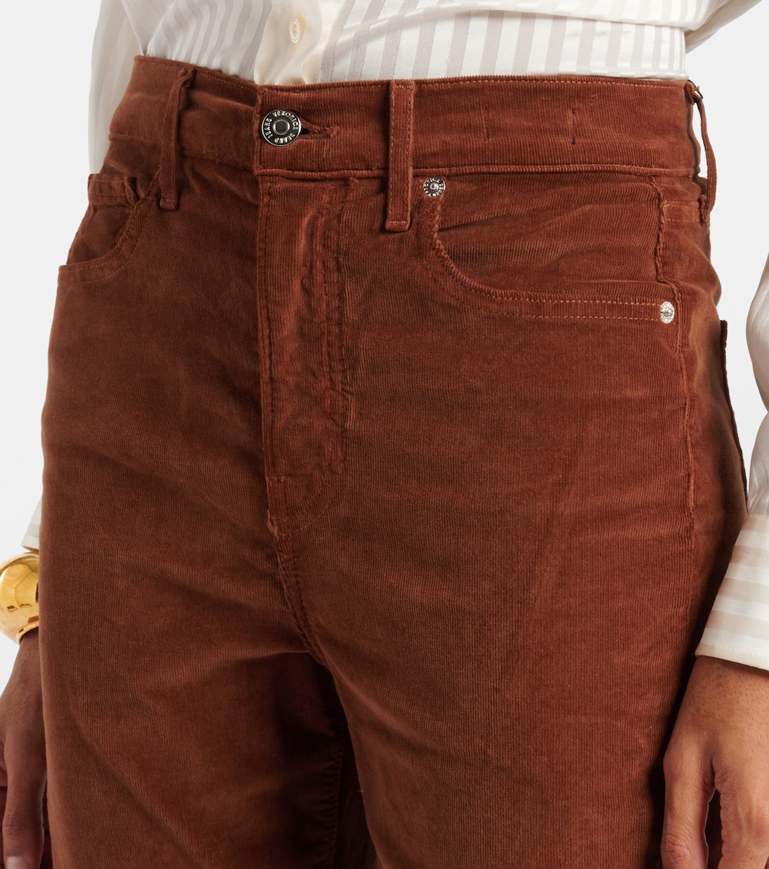 Schlaghose Cameron aus Baumwoll-Cord | Veronica Beard