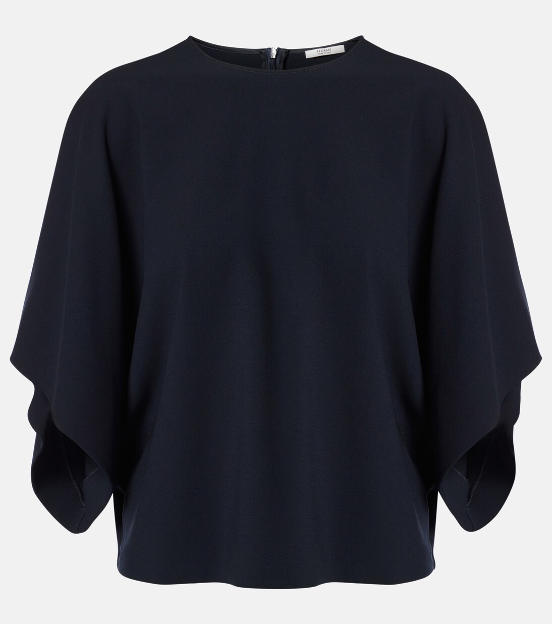 Top Tenley en crêpe de laine mélangée | Fforme