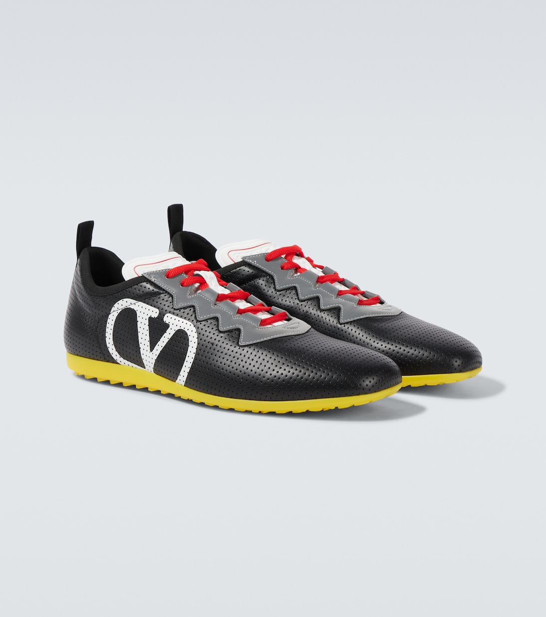 Chromathon VLogo Signature leather sneakers | Valentino Garavani