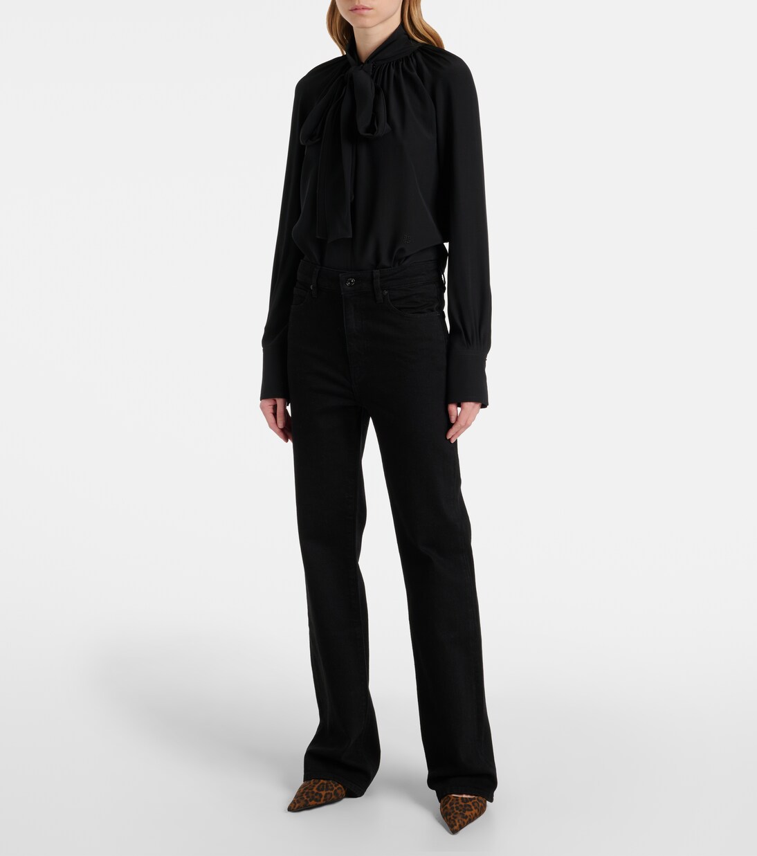 High-Rise Flared Jeans Arrow | Frame