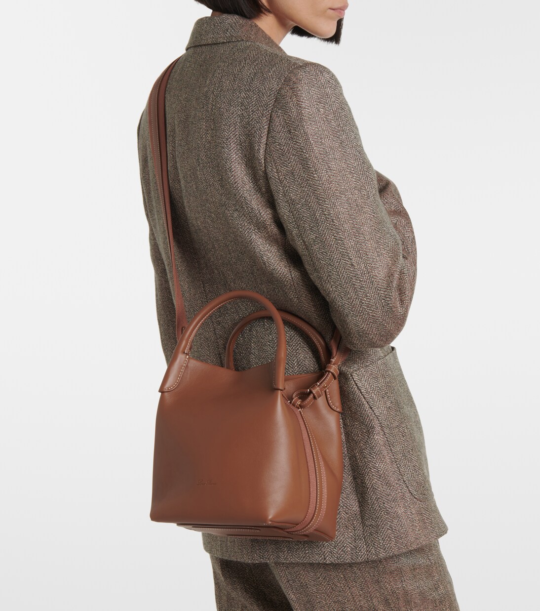 Tote Bag Bale Small aus Leder | Loro Piana