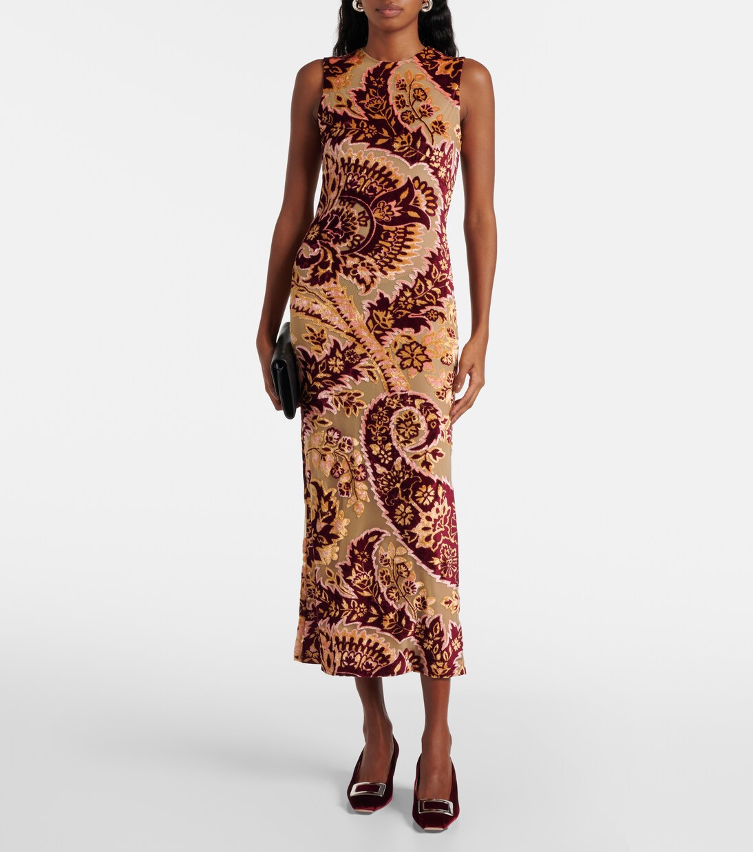 Belle Vivier 45 faux fur-trimmed pumps | Roger Vivier