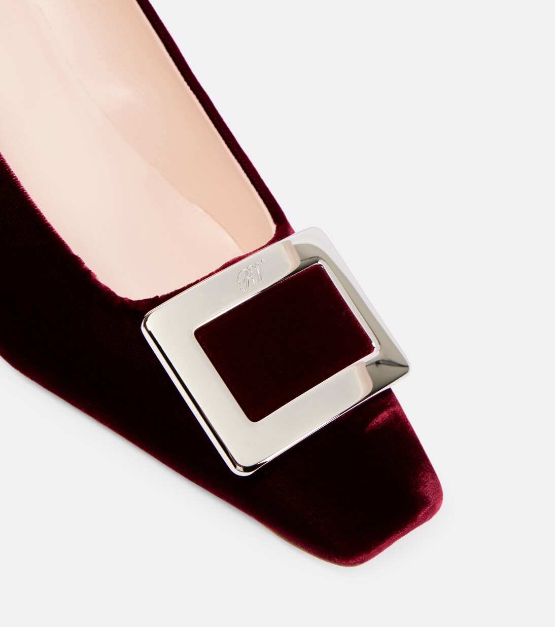 Belle Vivier 45 faux fur-trimmed pumps | Roger Vivier