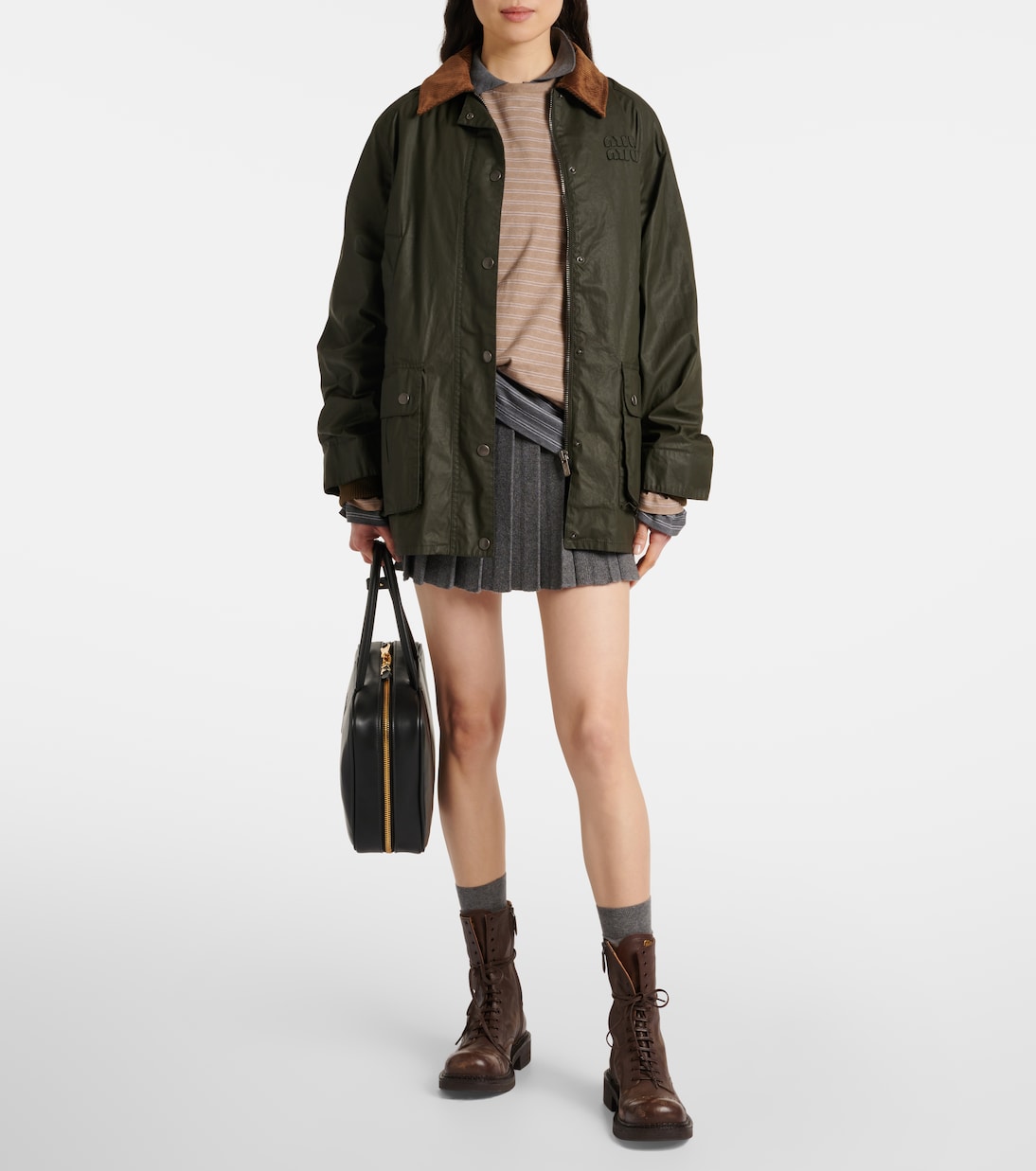 Cashmere and wool miniskirt | Miu Miu