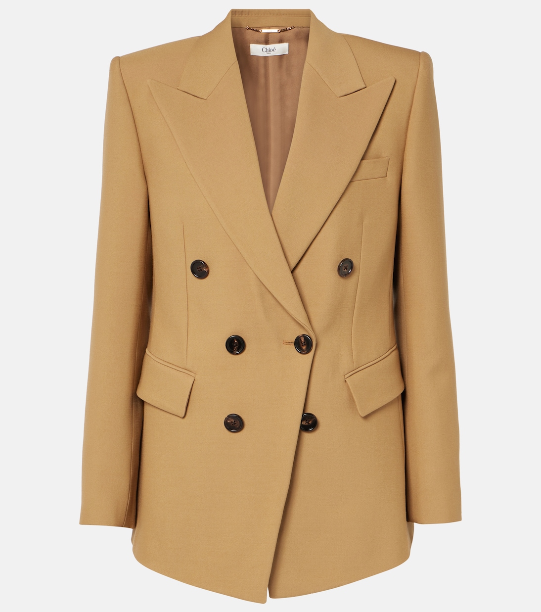 Wool grain de poudre blazer | Chloé