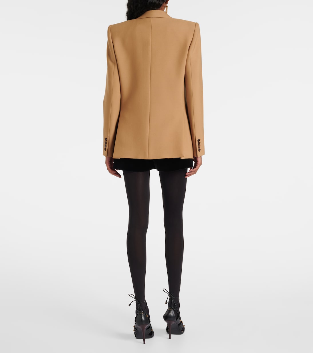 Wool grain de poudre blazer | Chloé