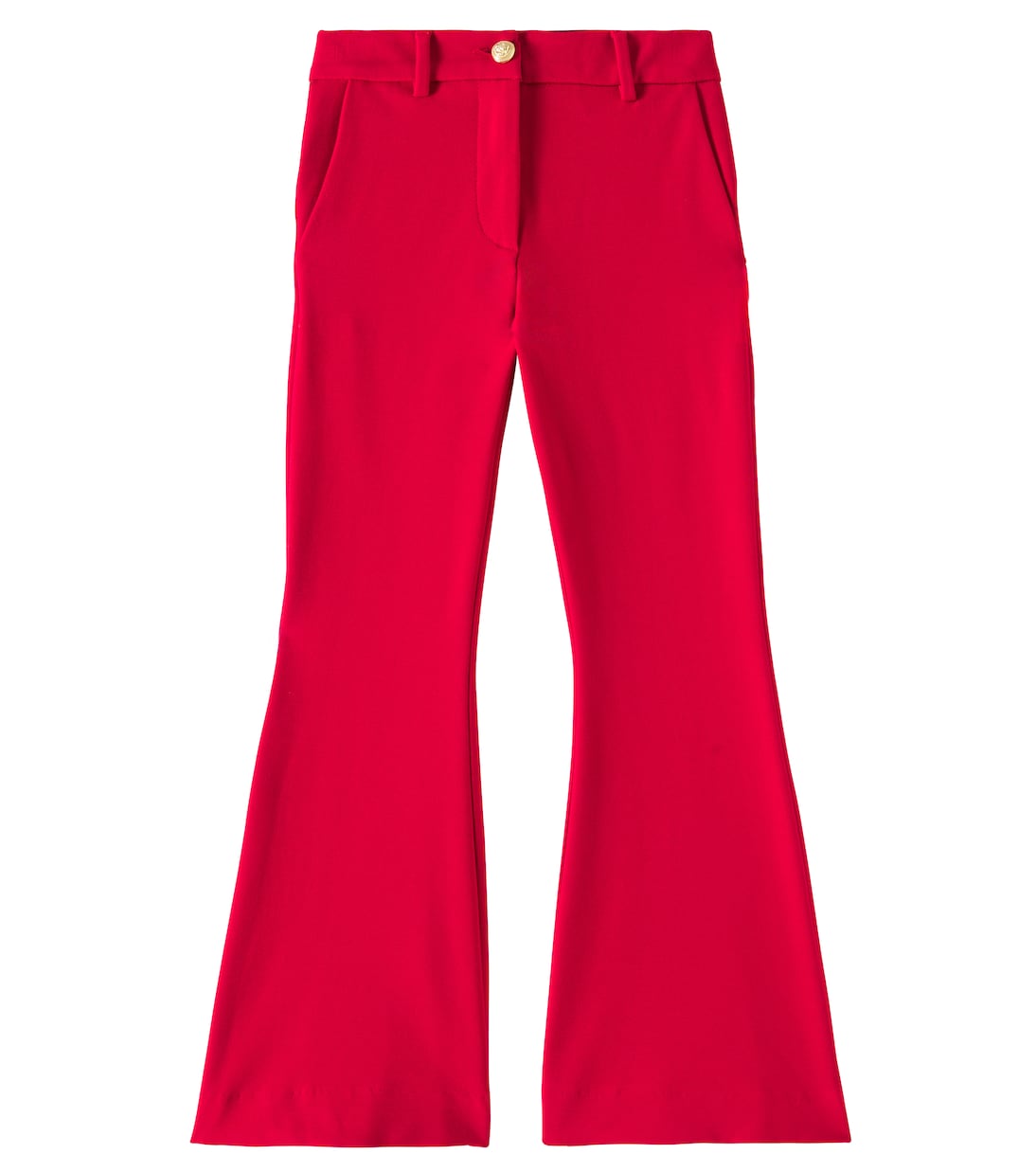 High-rise flared pants | Balmain Kids