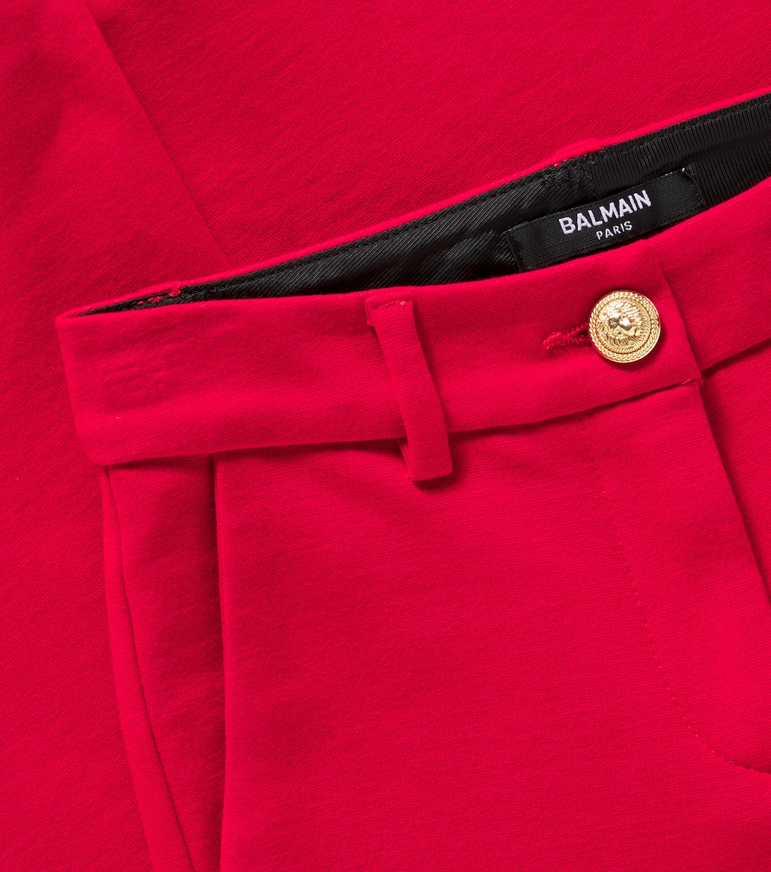 High-rise flared pants | Balmain Kids