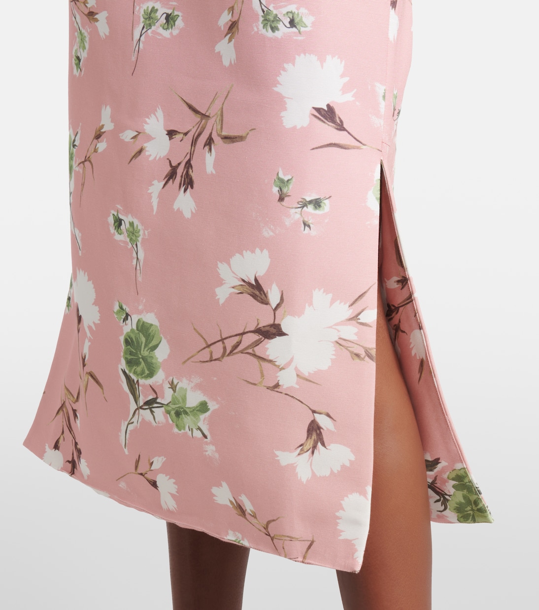 Midikleid aus Faille | Erdem