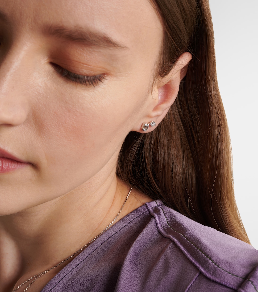 Inner Fire 18kt white gold earrings with diamonds | Bucherer Fine Jewellery